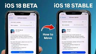 How to Move iPhone From iOS 18 Beta to Stable