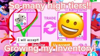 OMG!I got a SUPER OVERPAY! Growing My Inventory! Adopt me trading! 2024