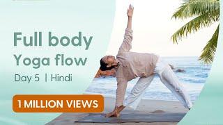 30 Minute Full Body Energising Yoga Flow | Beginner | Hindi