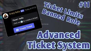 Advanced Ticket System | Discord JS 13 | #11