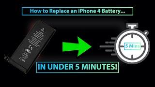 iPhone 4/4S Battery Replacement in Under 5 MINUTES!