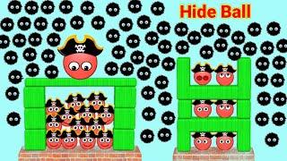 HIDE BALL brain teaser games  blob runner 3d 2048 Gameplay part 1