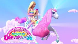 Barbie und Chelsea Reiten Einhörner und die Regenbogen-Achterbahn | Barbies Rückkehr nach Dreamtopia