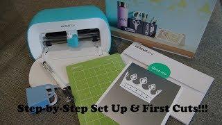 Cricut Joy: Step-by-Step Set Up, First Cuts on Vinyl, Paper and Mat, Using Design Space! Tutorial!