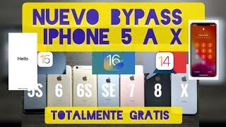 ELIMINAR ICLOUD BYPASS GRATIS  IOS 16 15  DESBLOQUEAR IPHONE X 8 7 6 SE / REMOVE ICLOUD IPHONE FREE