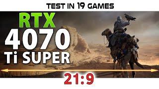 RTX 4070 Ti SUPER - 21:9 // Test in 19 Games | 3440x1440