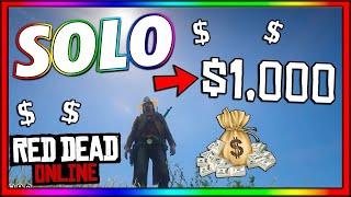 SUPER EASY! *SOLO* MONEY/XP GLITCH IN RED DEAD ONLINE! (RED DEAD REDEMPTION 2)