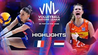  FRA vs.  NED - Highlights | Week 2 | Women's VNL 2024