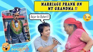 MARRIAGE PRANK ON GRANDMA and DAD !!  || MY BABY IN HER WOMB ?! || Abishek Gurung