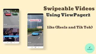 Swipeable Videos Like Reels & Social Apps | ViewPager2 | Android Studio Tutorial 2021