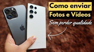 Como enviar fotos e vídeos sem perder qualidade entre iPhone e Android