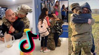 Military Coming Home Tiktok Compilation 2021 | Emotional Moments That Will Make You Cry 