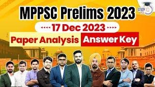 MPPSC 2023 Prelims Paper Analysis | MPPSC Answer Key 2023 | MPPSC Paper Analysis 2023 |MPPSC Cut Off