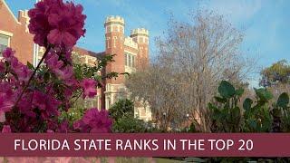 Florida State University ranks in the TOP 20 again!