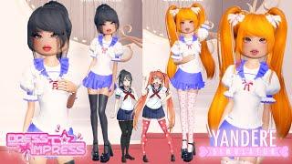 Ayano and Osana Cosplay - Yandere Simulator - Dress To Impress