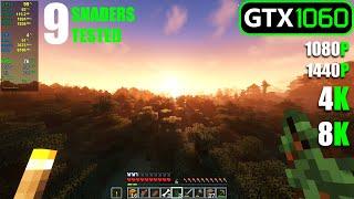 GTX 1060 | Minecraft - 8K, 4K, 1440p, 1080p + Shaders