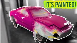 Pt.3 | Boostedboiz $400 MR2 build | IT'S PAINTED!