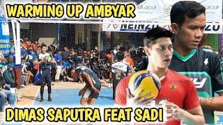 HEBOH !! DIMAS SAPUTRA WARMING UP AMBYAR KELUAR JARING HEBOHKAN PENONTON PANJALU CIAMIS