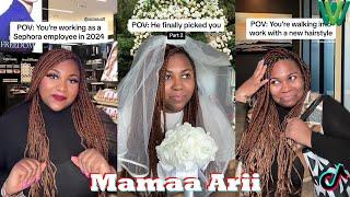1 Hour* Mamaa Arii Funny TikTok Compilation 2024 | Best Mamaa Ari POV Shorts
