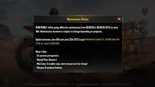 PUBG Mobile Maintenance Notice for 0.6.0 | PUBG Mobile New Update 2018