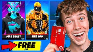 I Opened a FREE BATTLEPASS Store in Fortnite!