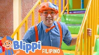 Samahan Si Blippi Sa Amy's Playground | Blippi Filipino - Palabas sa Mga Bata | Mga Video ng Bata