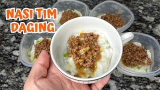 MPASI BB BOOSTER, Nasi Tim Daging || MPASI 10 bulan + || MPASI Homemade