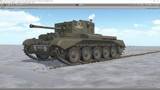 "NVIDIA FleX for Unity" Tank tracks mud exam.