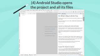 Android Studio 3. Create your first app