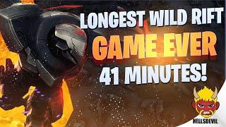 LONGEST WILD RIFT GAME EVER 41 MINUTES! / With @Excoundrel