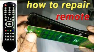 how to repair sat top box remote hindi || all sat top box remote repair || remote repair || video 59