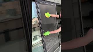 How To Clean Window & Door Screens #shorts #cleaning