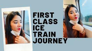 First class DB ICE Train journey | Berlin to Frankfurt | Germany comfort railways