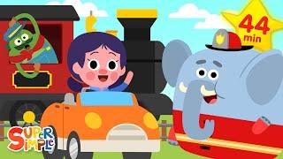 Kids Songs That Go  | The BIG Car Collection! | Super Simple Songs