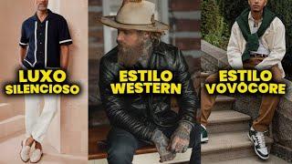 6 ESTILOS que estão DOMINANDO a MODA MASCULINA | Qual deles você mais se Identifica?