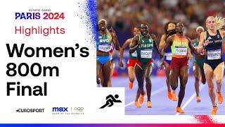 GOLD MEDAL IN PARIS!  | Women's 800m Final Highlights | #Paris2024 #Olympics