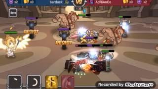 Pocket Heroes [PVP]: barduck VS AdRiAnOo  (BRD team)