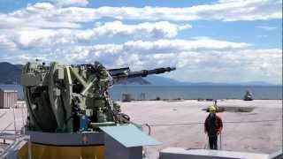 127/64 LW Vulcano naval gun system Oto Melara