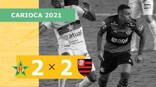 Portuguesa-RJ 2 x 2 Flamengo - Gols - 1704 - Campeonato Carioca 2021