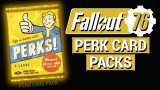 FALLOUT 76: What Are PERK CARD PACKS And How Do They Work in Fallout 76??