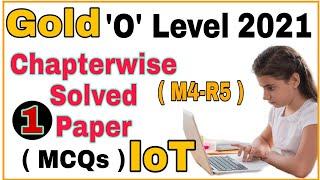 #O Level Solve Paper || Iot Solved Paper 2021|| M4-R5 MCQs || #Computer_Masti By #Pooja_Ma'am