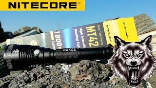 Фонарик 18650 для охоты из Китая с алиэкспресс. Обзор Nitecore MT42 led