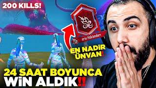 ART ARDA 9 WİN ALIP YENİ MODUN EN NADİR ÜNVANINI ALDIK!!  (200 KILLS İMKANSIZ OLAY!) | PUBG MOBILE