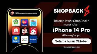 Belanja di ShopBack, Dapet Cashback + iPhone 14 Pro