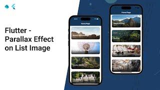 Flutter - Parallax Effect on List Image