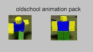 New Oldschool ROBLOX animation pack showcase