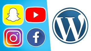 How to Add Social Media Icons to WordPress Header (Simple)