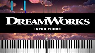 DreamWorks Animation Intro (2019) - Piano Tutorial