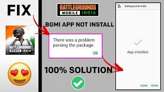 How To Fix Battlegrounds Mobile India There Was A Problem Parsing Package 100% Solution | #bgmi