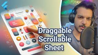 DraggableScrollableSheet in flutter  | Flutter With Besenior